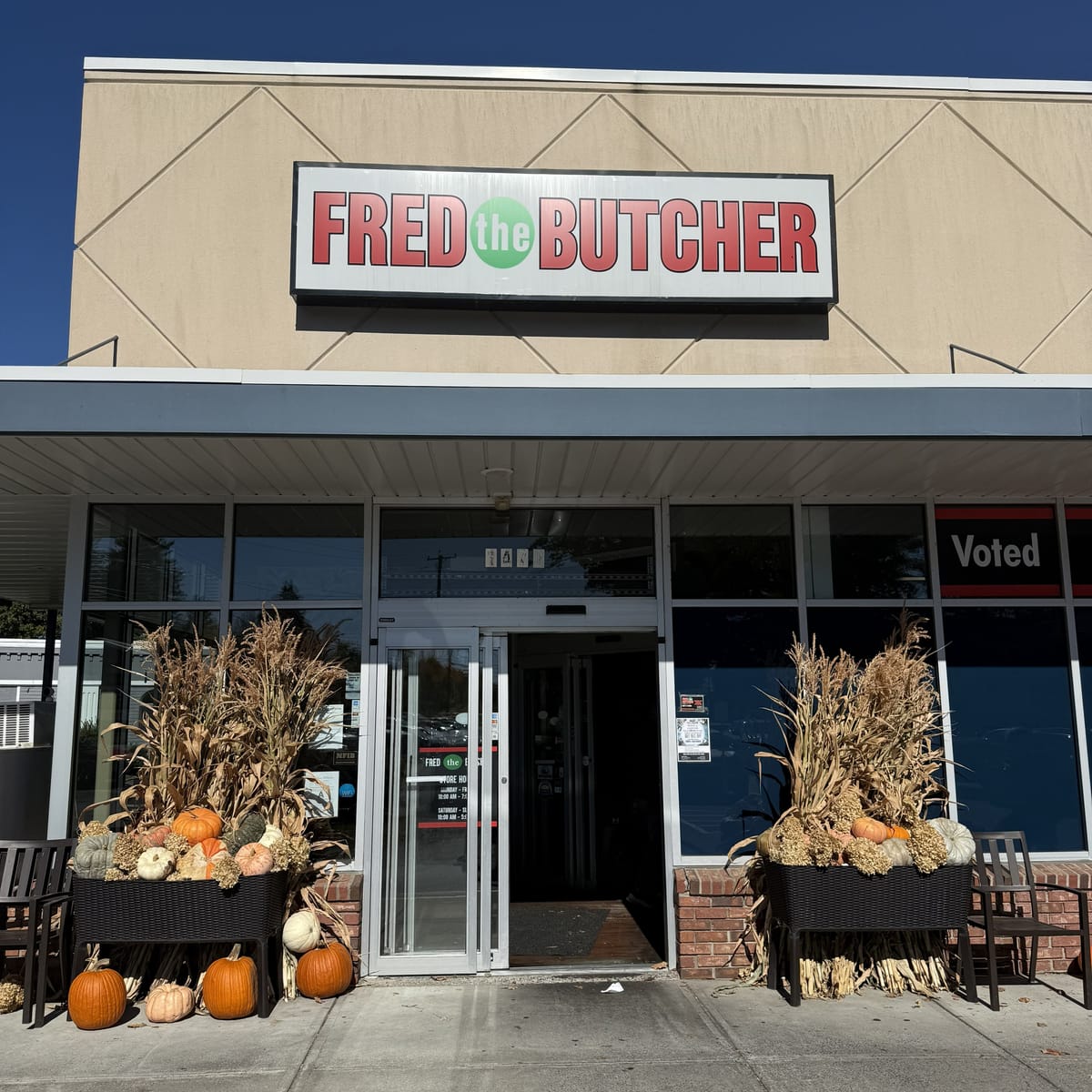 Exterior of Fred The Butcher in Clifton Park, New York
