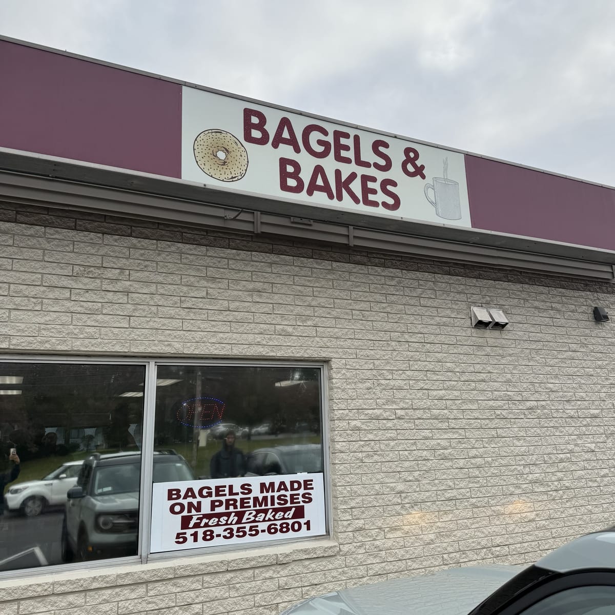 Exterior of Bagels and Bakes in Rotterdam