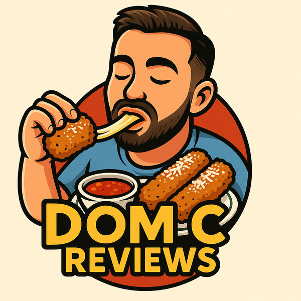 Dom C Reviews logo representing an upcoming food and lifestyle review brand launch